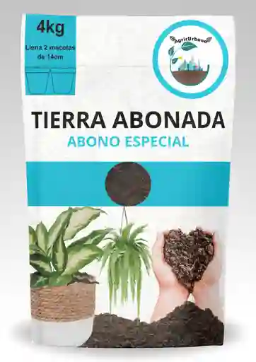 Tierra Abonada Plantas Todo Tipo Cultivos Crecimiento Abono 4kg