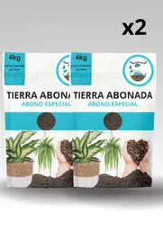 2 Und Tierra Abonada Plantas Todo Tipo Cultivos Crecimiento Abono 54g