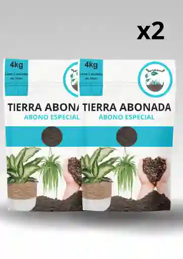 2 Und Tierra Abonada Plantas Todo Tipo Cultivos Crecimiento Abono 4kg