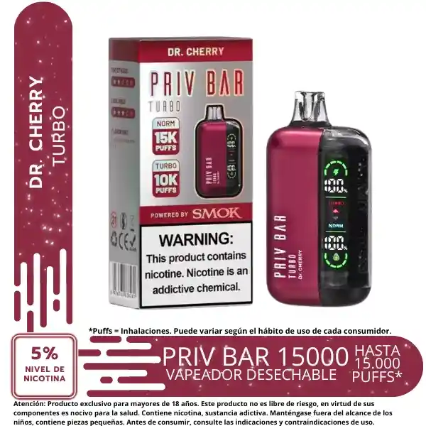 Vape Priv Bar Cherry Paradise