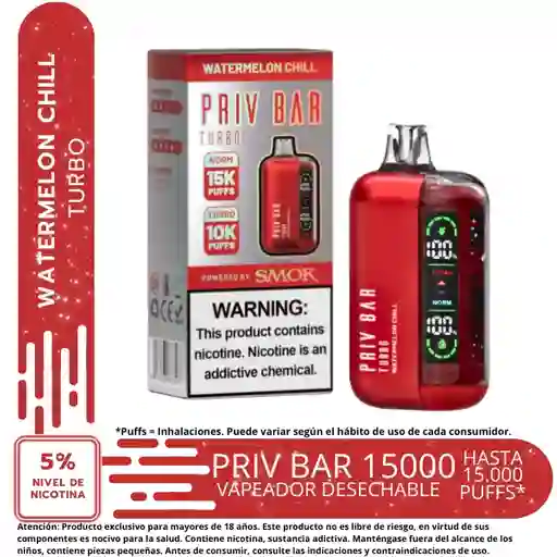 Vape Priv Bar Watermelon Chill