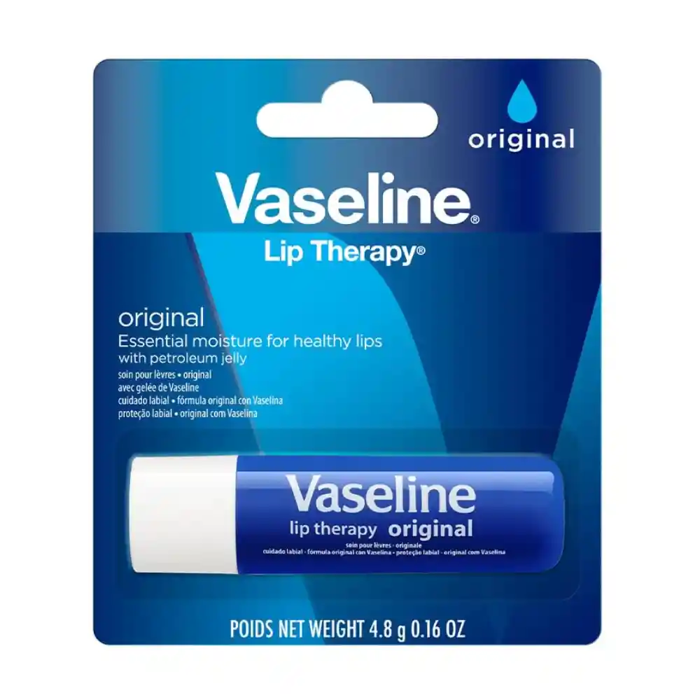 Vaseline Lip Therapy En Barra Original 4.8g