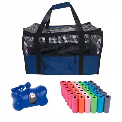 Maletin Cargador Cabina + Dispensador + 20 Rollos Azul Oscuro