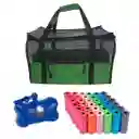 Maletin Cargador Cabina + Dispensador + 20 Rollos Verde