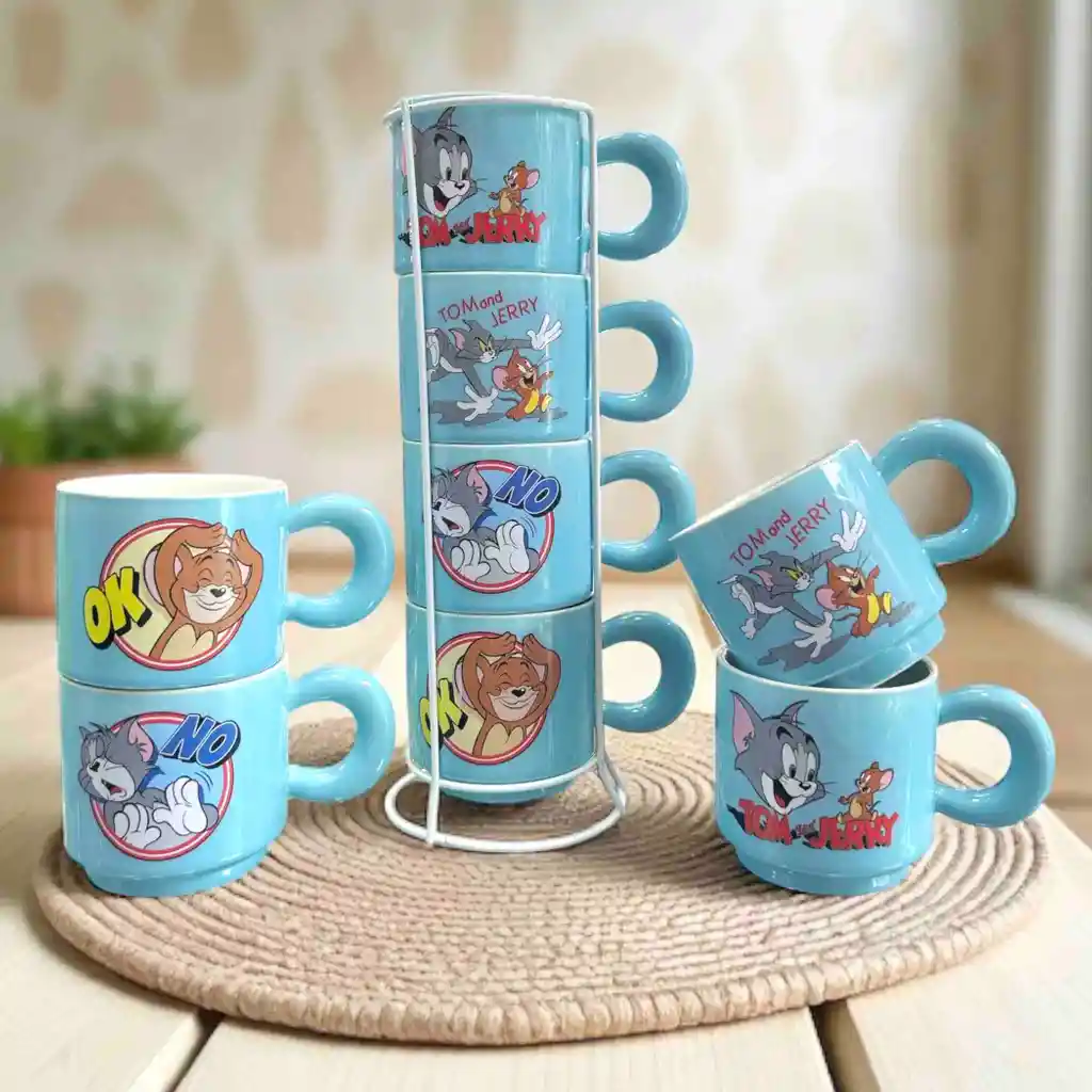 Torre De Mug Edicion Tom Y Jerry