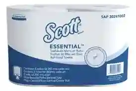 Toalla De Mano Flujo Central Blanca Scottt X 2