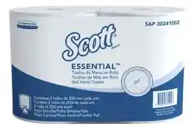 Toalla De Mano Flujo Central Blanca Scottt X 2