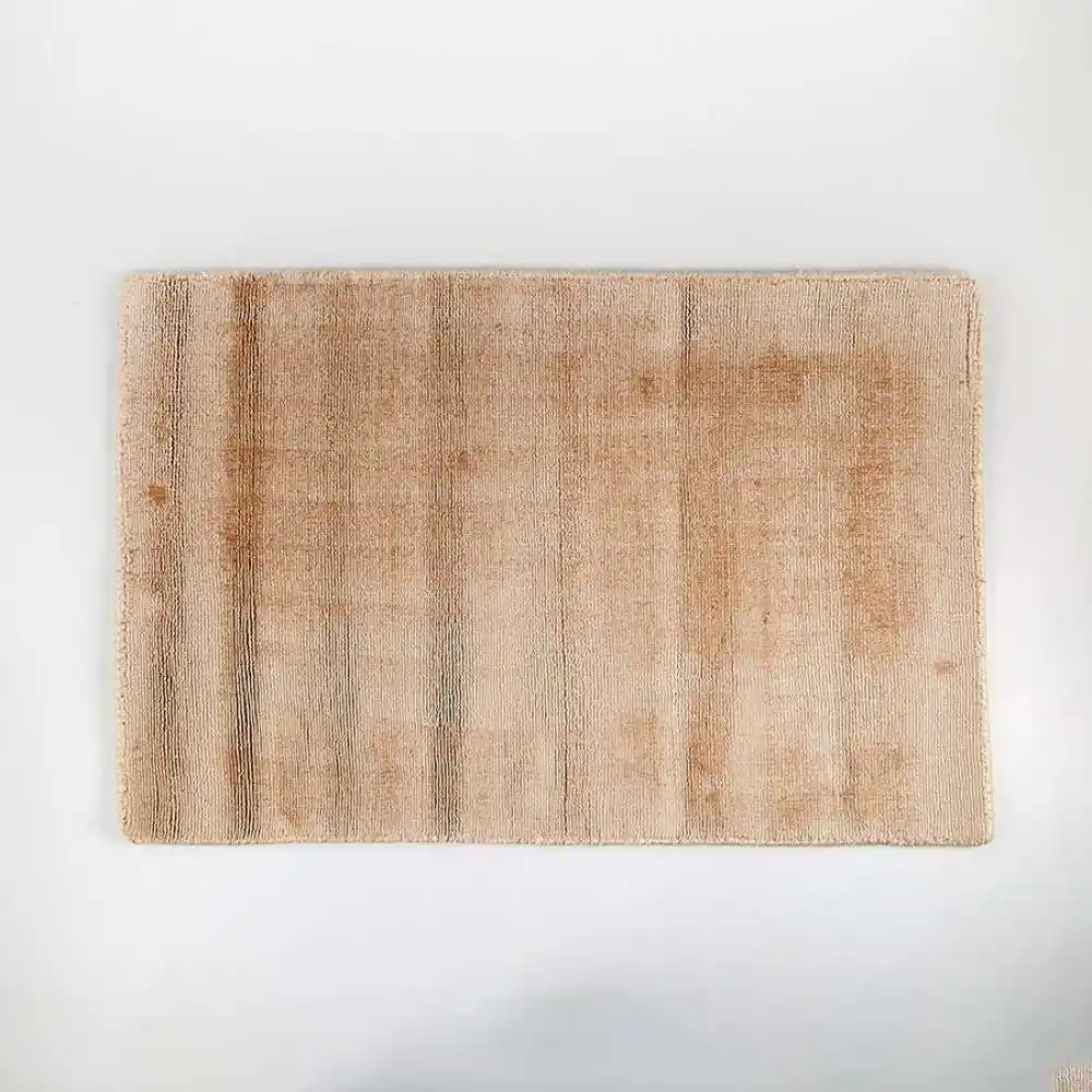 Tapete Expressions Pie De Cama Viscosa 85x55cm Beige