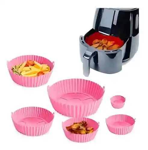 Molde Silicona Air Fryer Protector Freidora Reutizable X6 Unidades