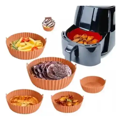 Molde Silicona Air Fryer Protector Freidora Reutizable X6 Unidades
