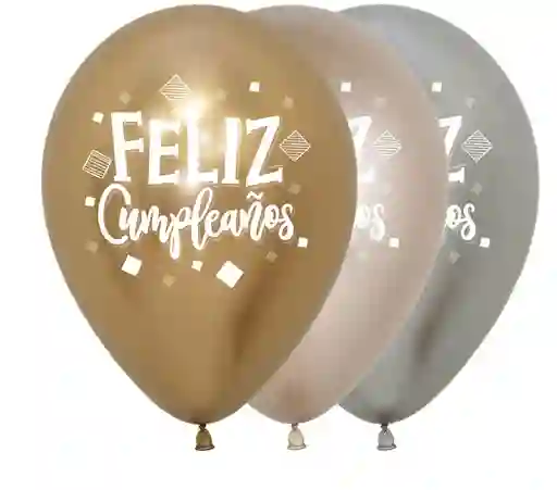 Bomba R12 Feliz Cumpleaños Cuadrados