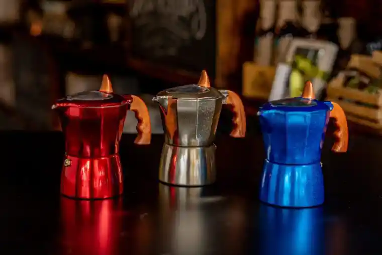 Cafera Italiana Moka De Colores 3 Tazas