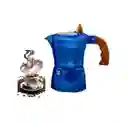 Cafera Italiana Moka De Colores 3 Tazas