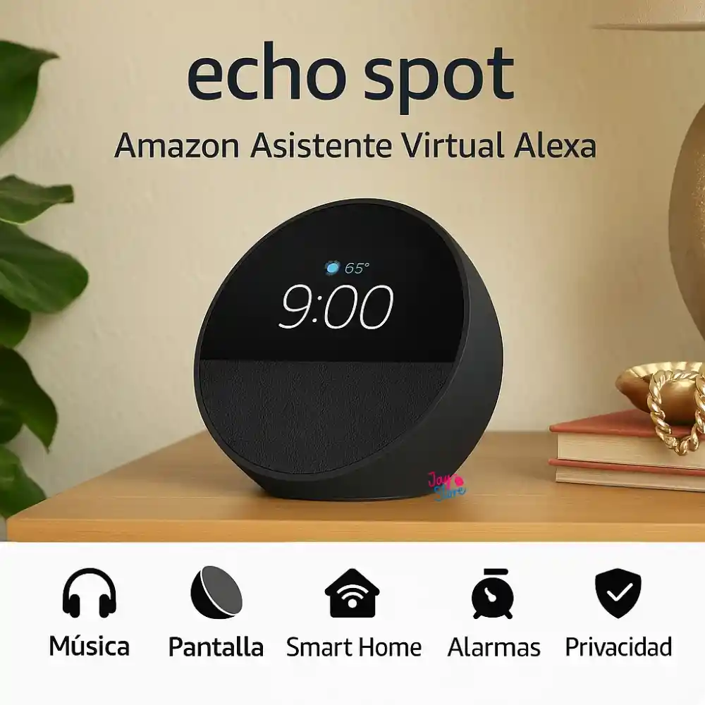 Echo Spot Amazon Asistente Virtual Alexa Parlante Inteligente