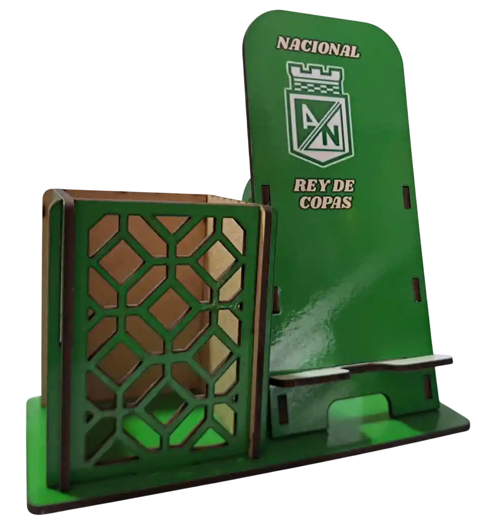 Soporte Porta Celular Portalápiz Decorativo Futbol Colombia