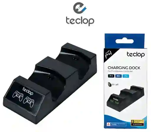 Cargador Dual Con Controlador Usb Ps4 Slim Ps4 Pro Dualshock