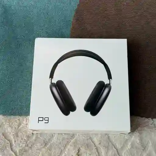 Diademas P9 Negra / Conexion Bluetooth / Auxiliar / Micro Sd / Radio / Audifonos