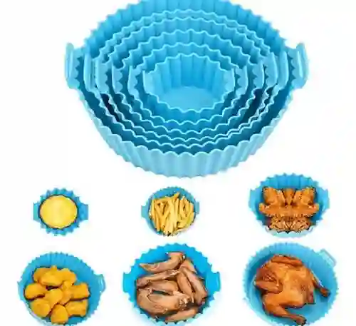 Molde Silicona Air Fryer Protector Freidora Reutizable X6 Unidades