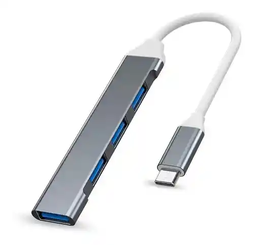 Hub Usb Tipo C 4 Puertos Usb 3.0 5 Gbps Multipuerto C
