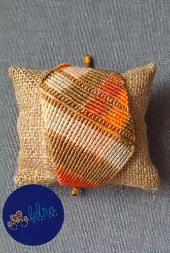 Pulsera De Macramé Geométrica/pieza Única/arte De Macramé "alma De Arcilla"