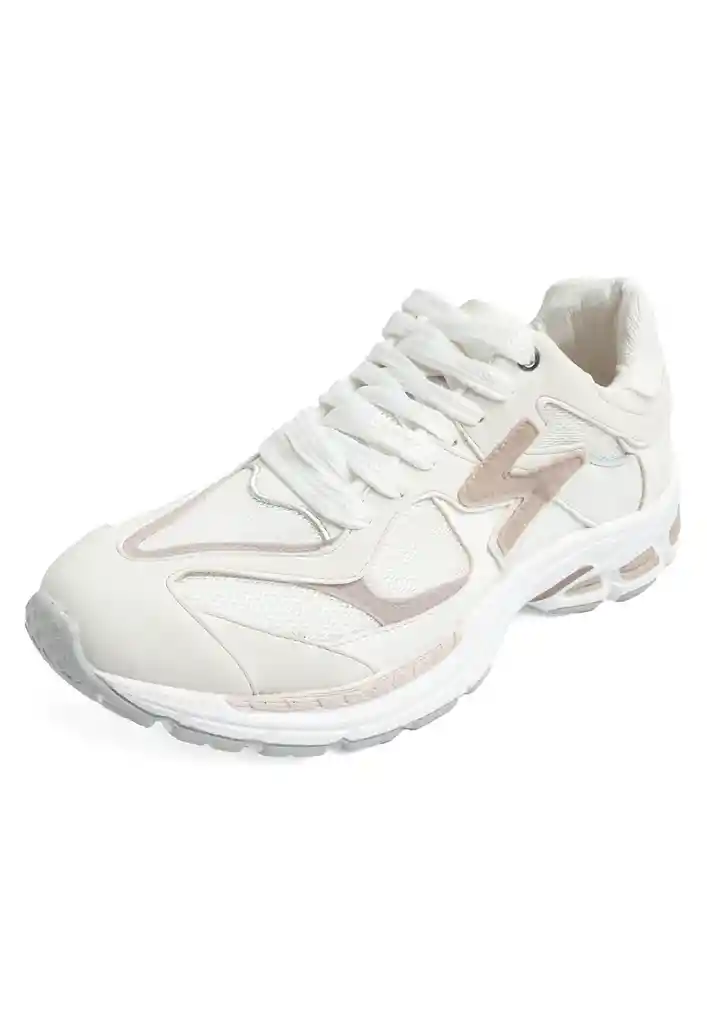 Tenis Mujer Crema Talla 37 Tellenzi D-830