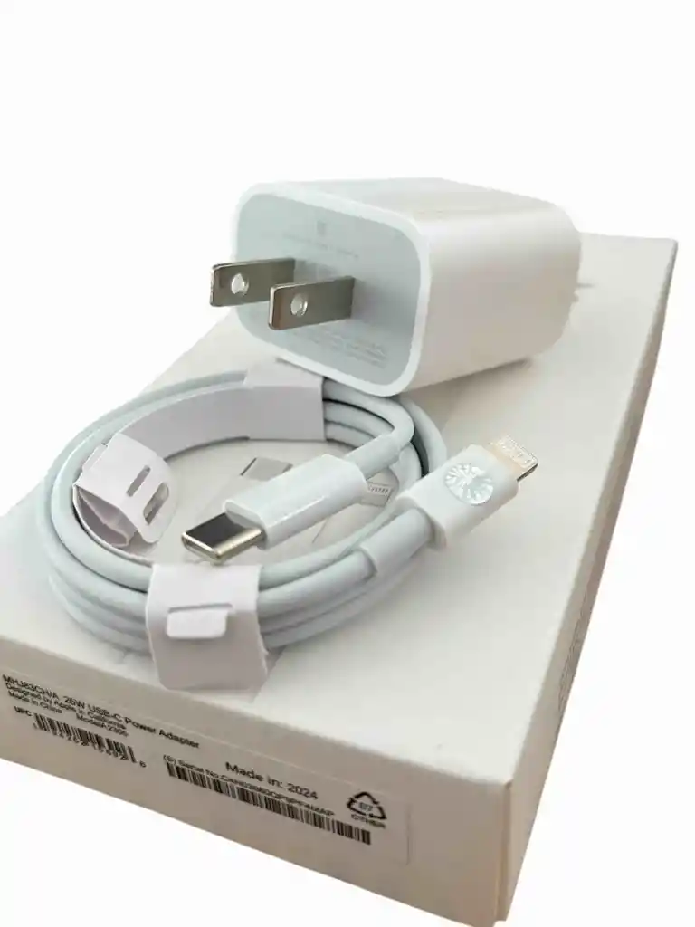 Cargador De 25w Iphone/ Adaptador Carga Rapida 25w