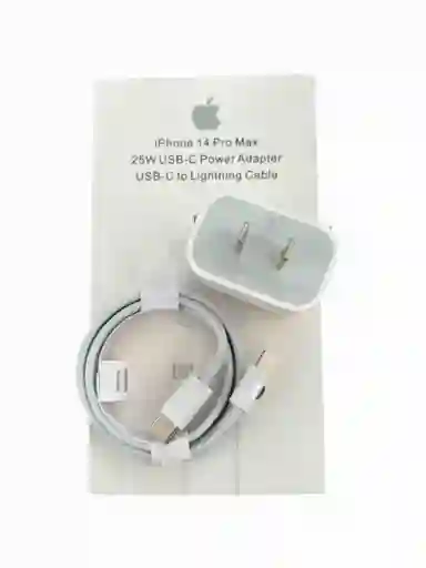 Cargador De 25w Iphone/ Adaptador Carga Rapida 25w