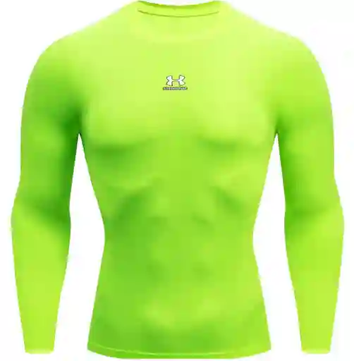 Camiseta Lycra Transpiración Entrenamiento/ Neón - Talla: M