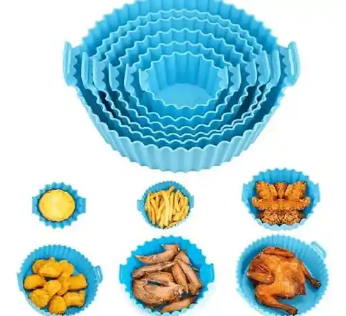 Molde Silicona Air Fryer Protector Freidora Reutilizable X6 Unidades