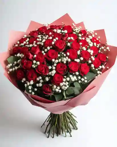 Ramo Exuberante De 100 Rosas Rojas – Amor Sin Medida