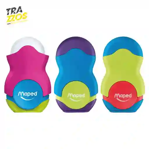 Tajalápiz Maped Con Borrador Loopy