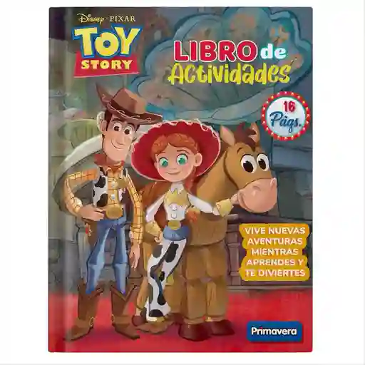 Libro De Actividades Y Colorear 16 Páginas Toy Story 4