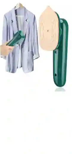 Plancha Portátil Para Ropa A Vapor Mini Plancha Viajera Color Verde 110 Vol