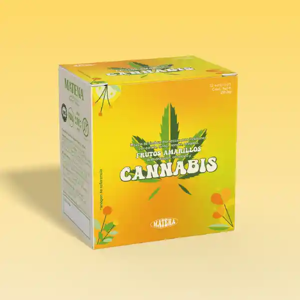 Infusión De Cannabis Con Frutos Amarillos X 12 Unds