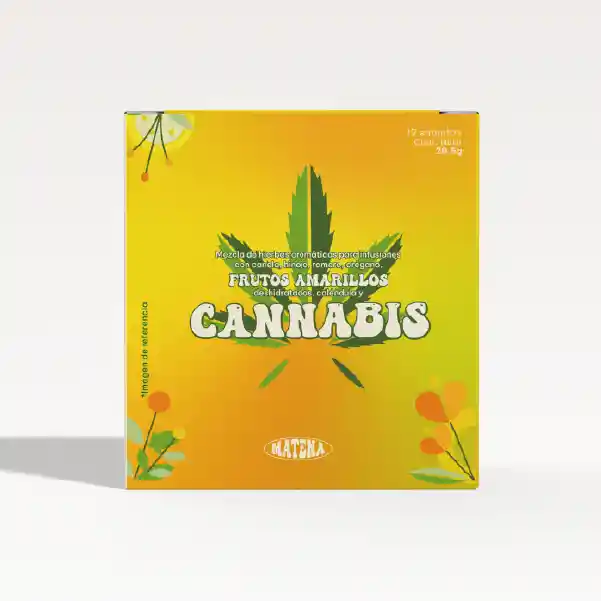 Infusión De Cannabis Con Frutos Amarillos X 12 Unds