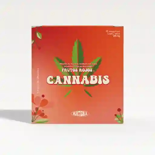 Infusión De Cannabis Con Frutos Rojos X 12 Und.