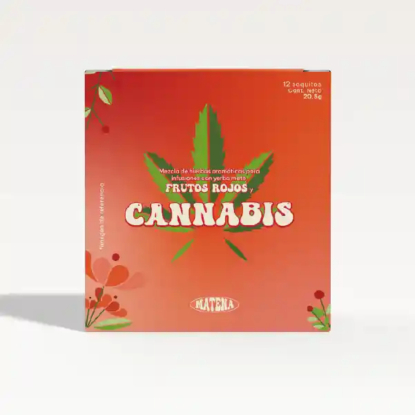 Infusión De Cannabis Con Frutos Rojos X 12 Und.