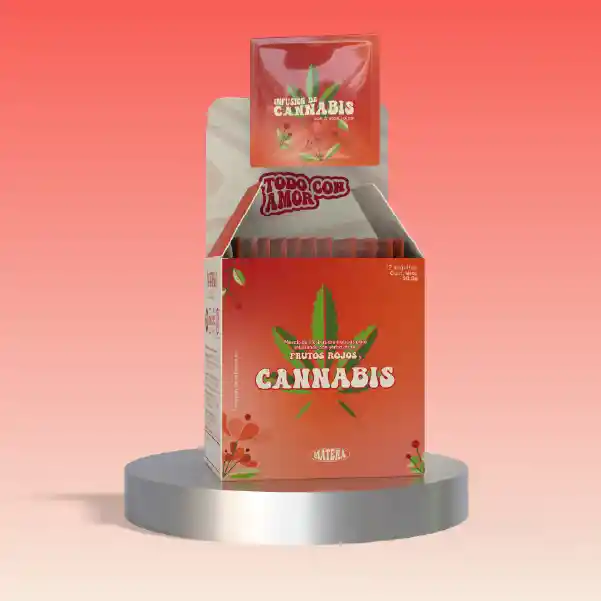 Infusión De Cannabis Con Frutos Rojos X 12 Und.