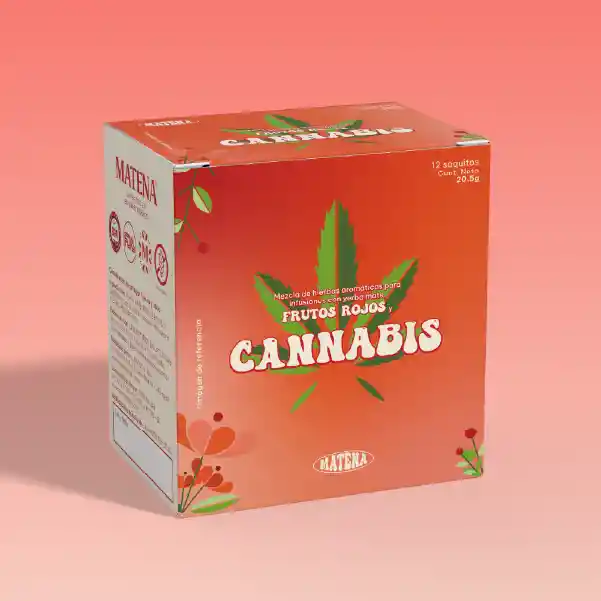 Infusión De Cannabis Con Frutos Rojos X 12 Und.