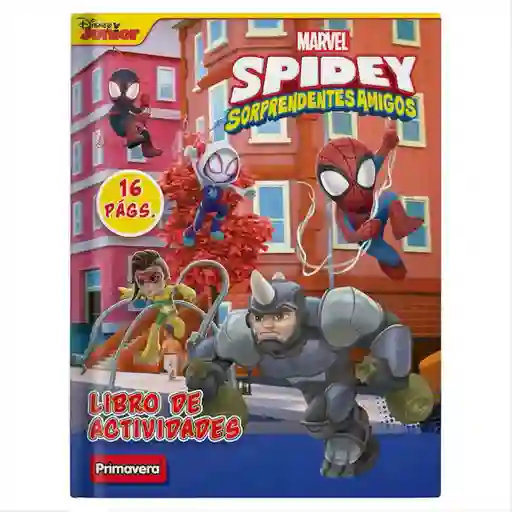 Libro De Actividades Y Colorear 16 Paginas Marvel Spidey Primavera