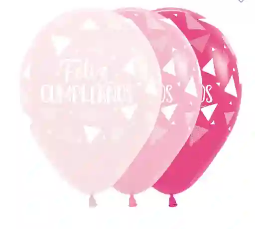 Bomba R12 Feliz Cumpleaños Surtidos Niña Triángulo