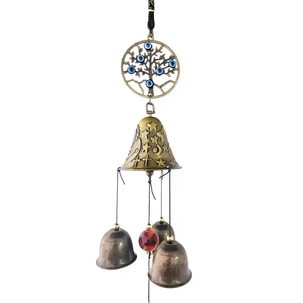 Móvil Artesanal Campana Arbol Decorativo Nl2401-132b