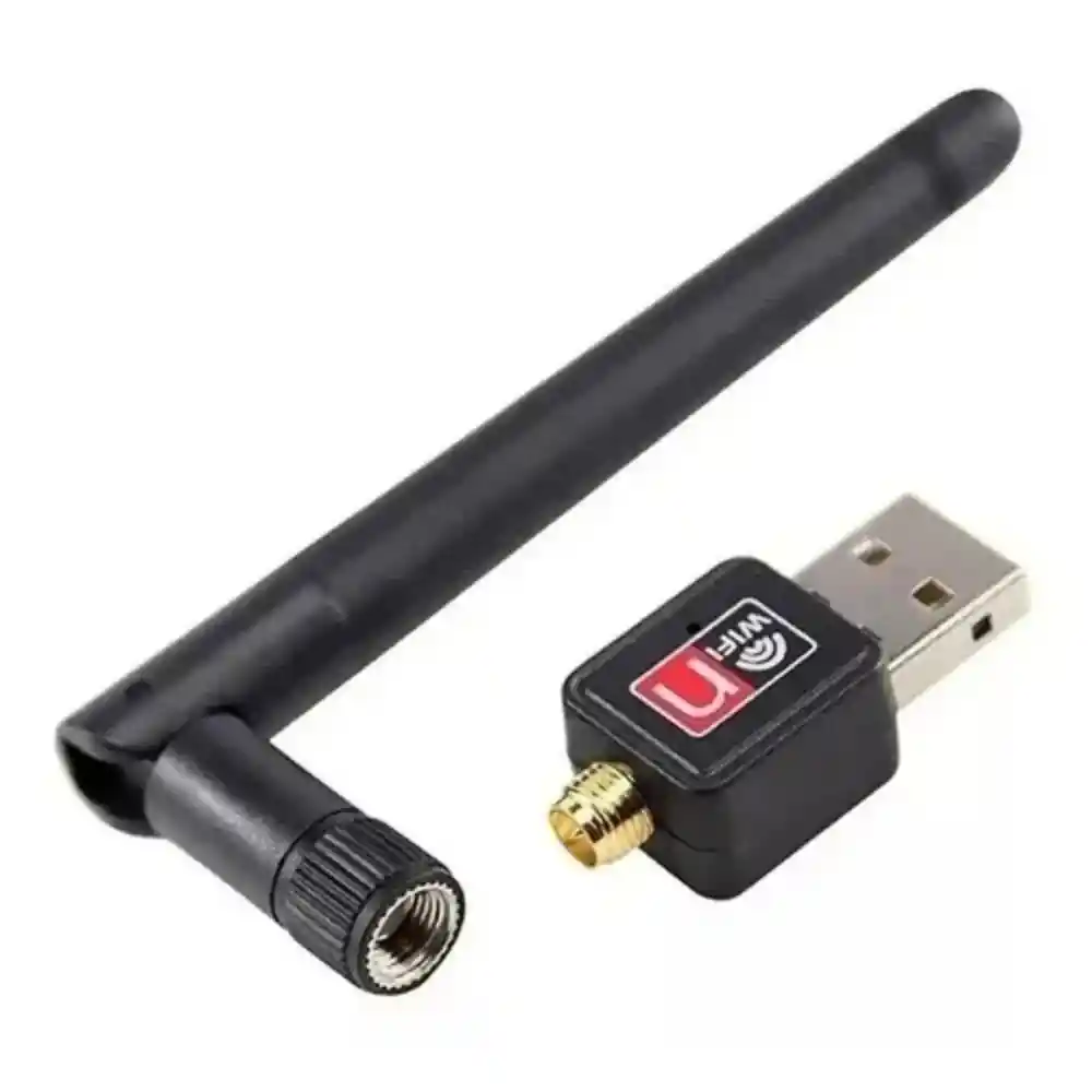 Adaptador Receptor Wifi Usb Inalambrico 1000 Mbps Con Antena