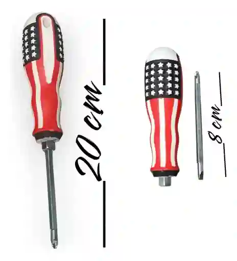 Destornillador De Pala Y De Estrella Intercambiable