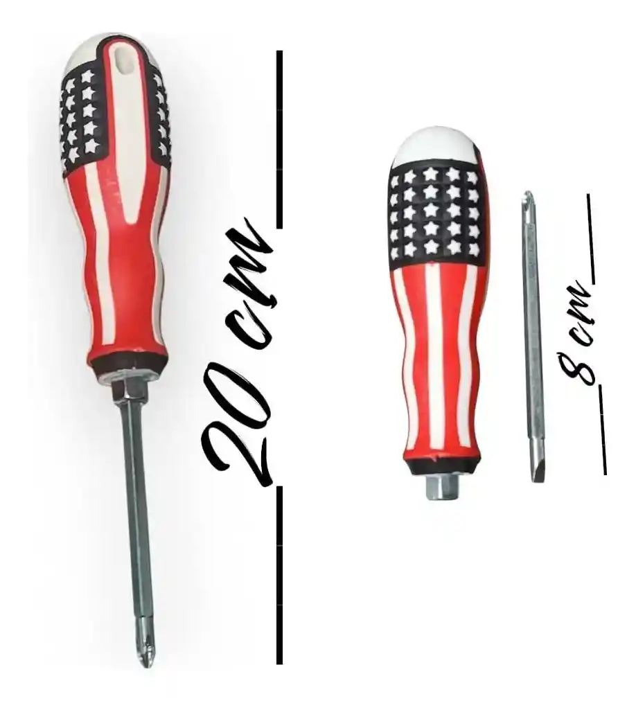 Destornillador De Pala Y De Estrella Intercambiable