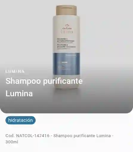 Natura - Shampoo Purificante - Cabello Liso Natural