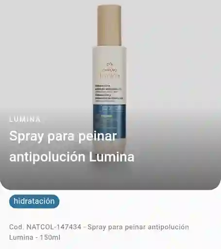 Natura - Spray Para Peinar Antipolución - Cabello Liso Natural