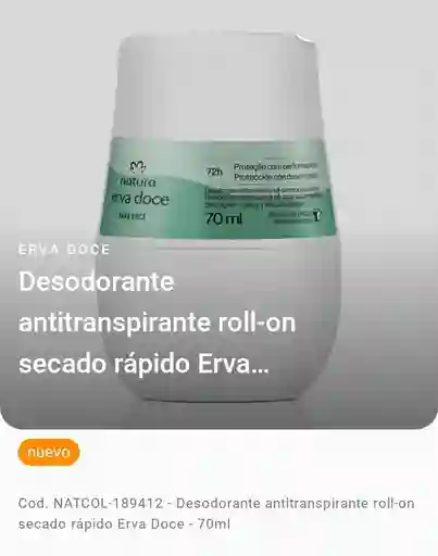 Natura - Desodorante En Roll-on - Erva Doce