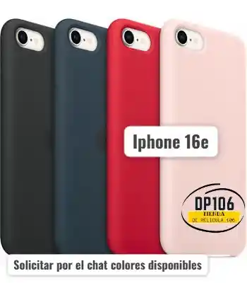 Iphone 16e Silicone Case Funda Protectora