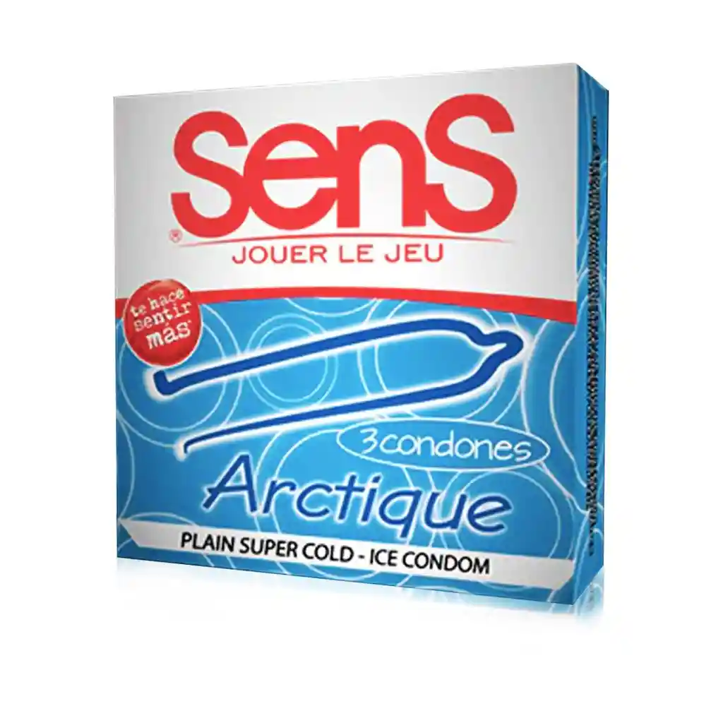 Condones Sens Arctique X3 Sensación Fría